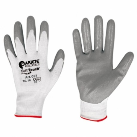 - Handschuhe Soft Touch Tg 7 / Nitril, Grau