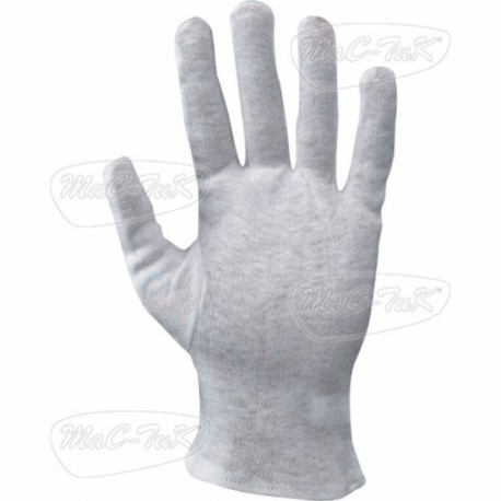 mejores precios de guantes de algodón blanco cosido tg.7