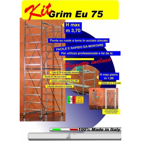 Ponteggio Grim Eu 75x165 M 3,70