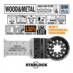 刃物の切断木材-金属E-カットU-Bim28x50mm Sl