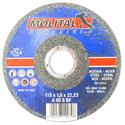 El disco de la Amoladora Para Cortar Acero 125x1.0x22