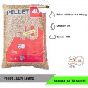 Pellet Pure Conifere Sacchi Da 15 Kg A1 Plus Certificato In Bancale Da 70 Pz
